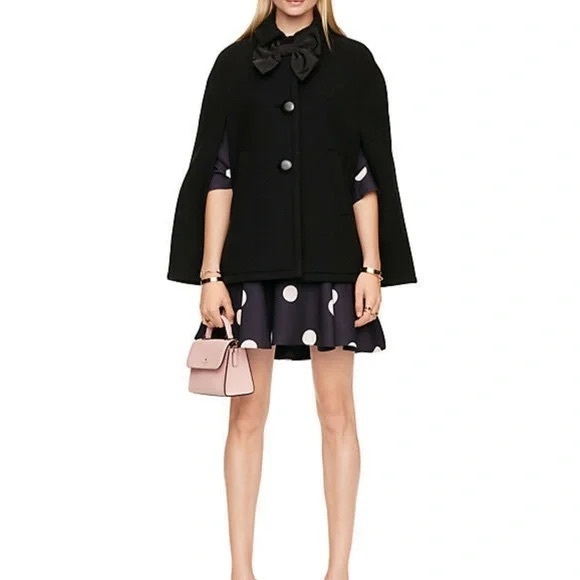 Kate Spade Bow Cape/Capelet, size M - Picture 1 of 16
